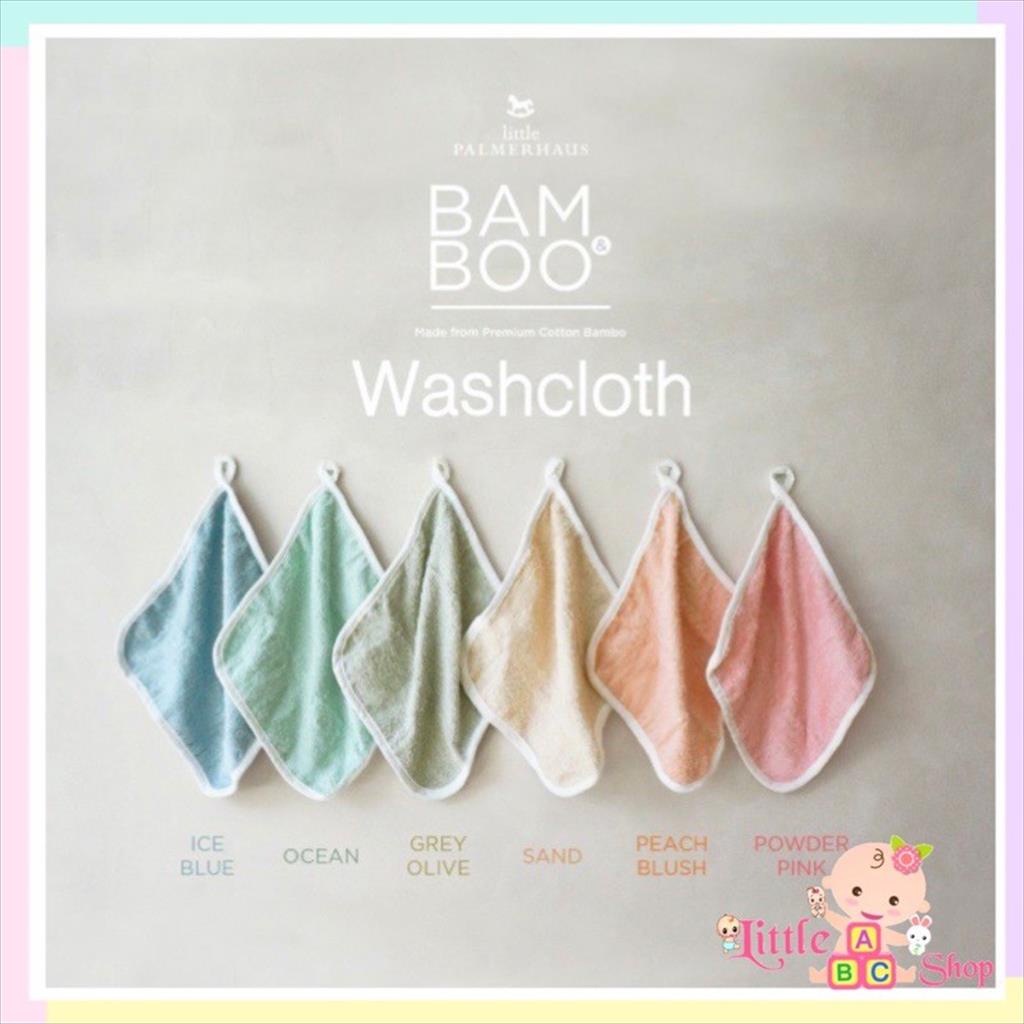 Little Palmerhaus Washcloth bamboo 1pcs / Sapu Tangan Bayi Little Palmerhaus