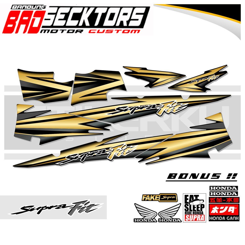 STRIPING SUPRA FIT LAMA / OLD / STIKER SUPRA FIT/ STICKER SUPRA FIT LAMA / LIST SUPRA FIT