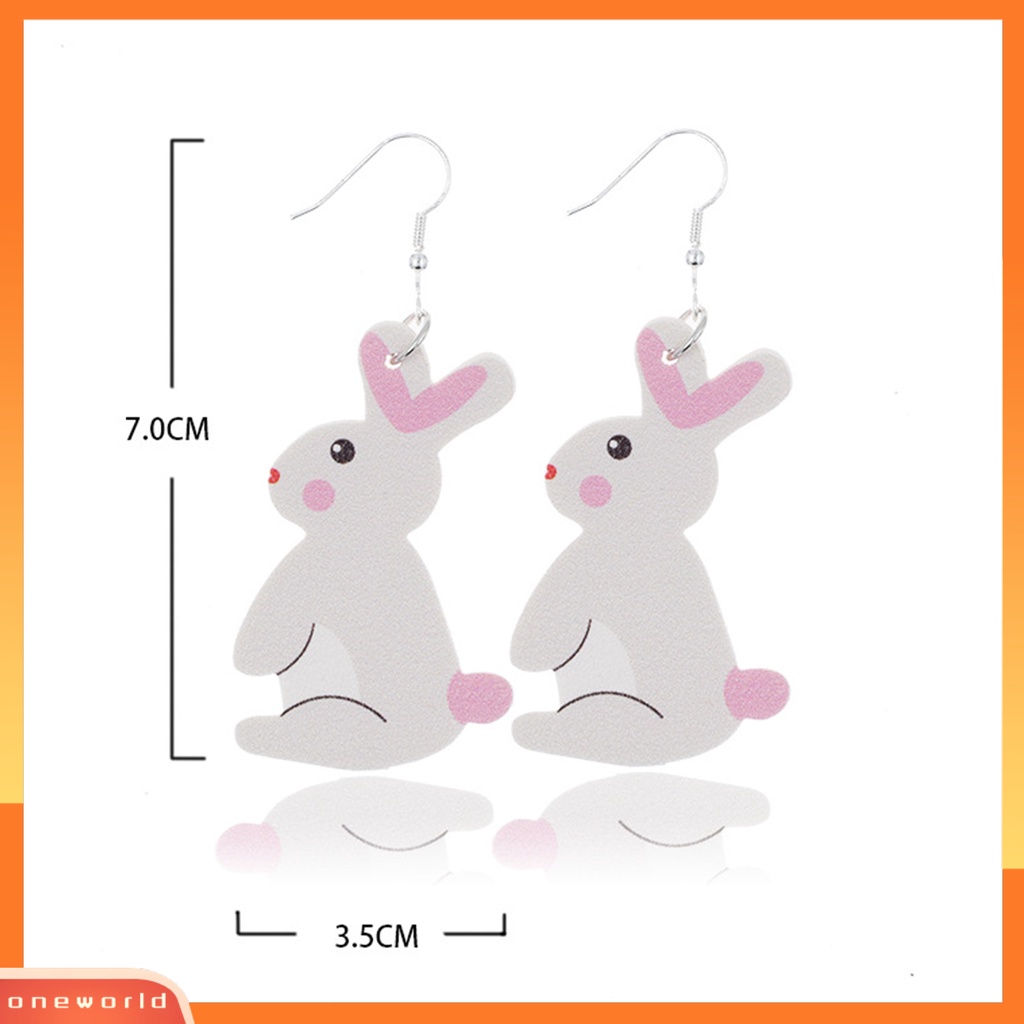 [WOD] Anting Menjuntai Nyaman Indah Elegan Easter Bunny Earing Untuk Hajatan