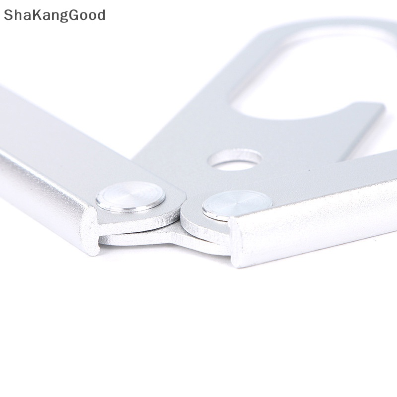 Gantungan Portabel Paduan Aluminium Berkemah Luar Ruangan Selip Logam Sederhana Dapat Dilipat ultra-Ringan SKK