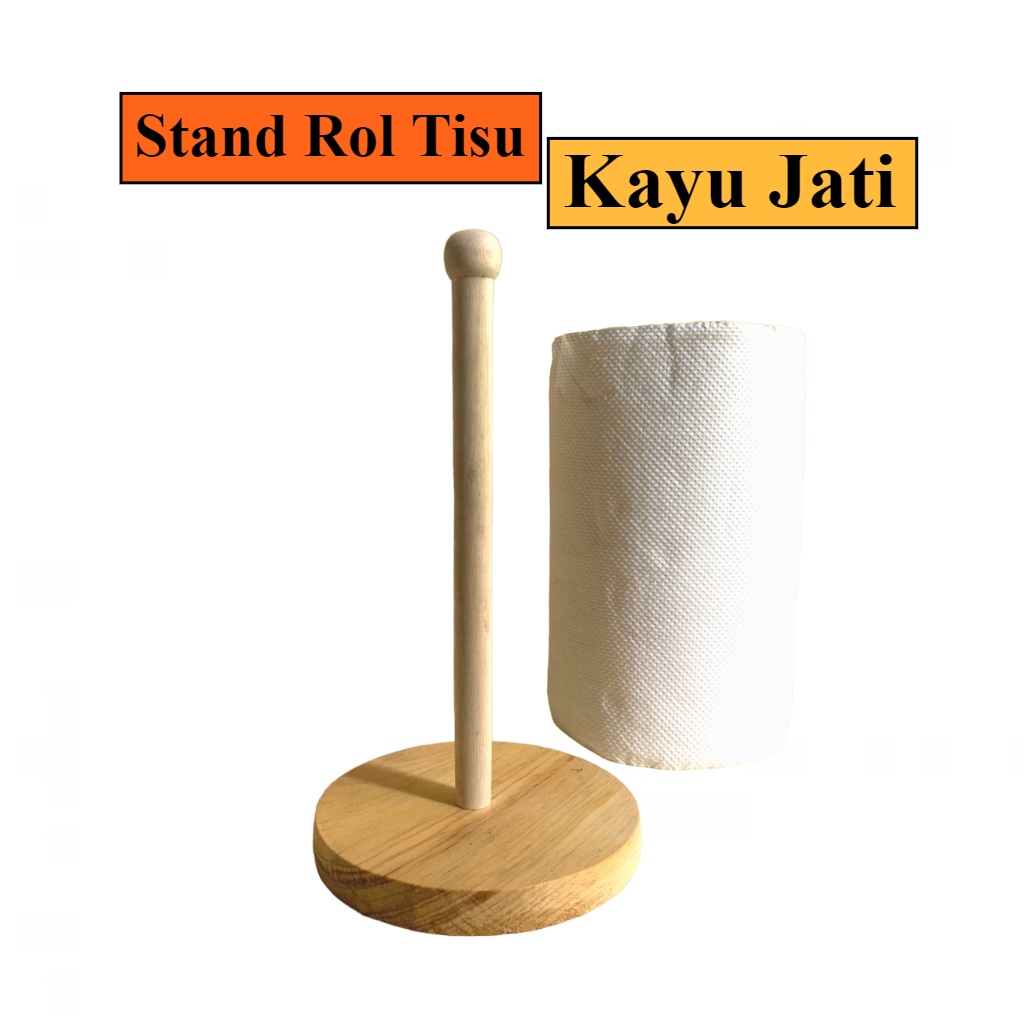 TISSUE HOLDER KAYU / TISSUE HOLDER ROLL / TEMPAT TISSUE GULUNG / TISSUE ROLL / TEMPAT TISSUE ROLL