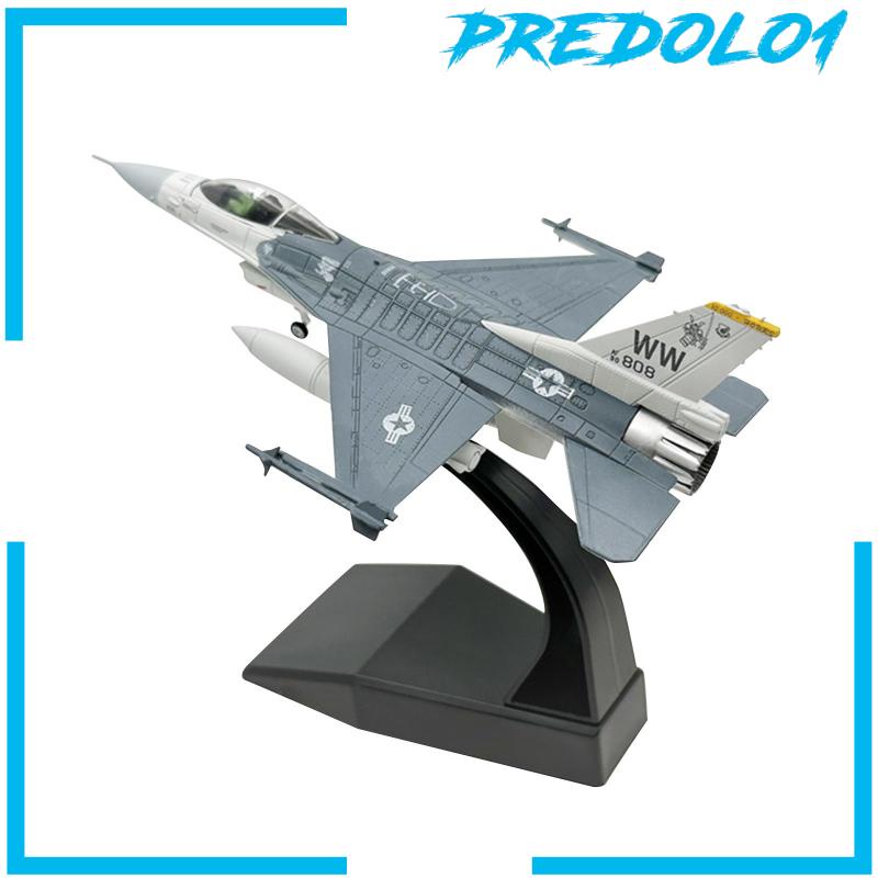 [Predolo1] Hadiah Dewasa Simulasi Model Diecast1/100 F16C Fighter Untuk Rumah Kantor