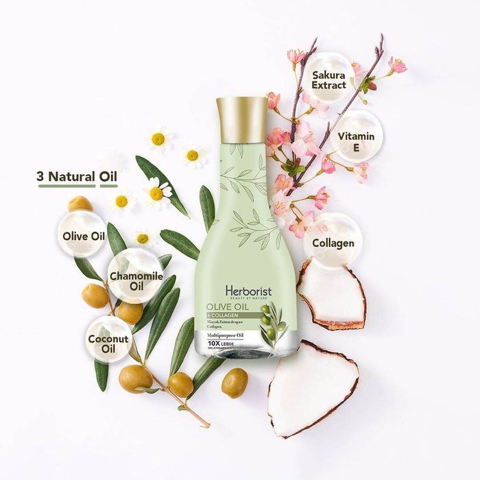 HERBORIST Minyak Zaitun + Collagen Original Bisa COD Olive Oil Colagen Girlsneed77 MEDAN