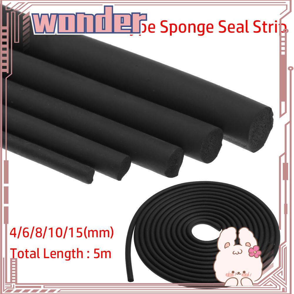 Wonder 5M Seal Strip Insulated Industrial O Shape Rubber Foam Serut Excluder