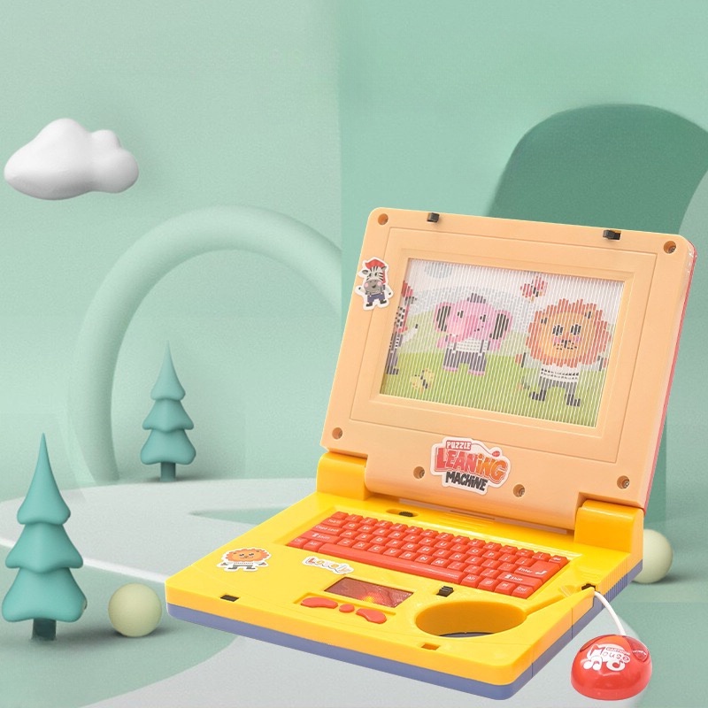 【Penjual Lokal】Mainan Laptop Anak Mainan Anak Perempuan 3 tahun Learning Machine Notebook Laptop Mainan Edukasi Anak