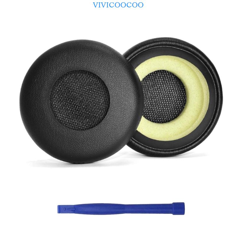 Vivi Bantalan Telinga Bahan Kulit Ear Cushion Untuk evolve 2020se Headphone Sleeves Earpads