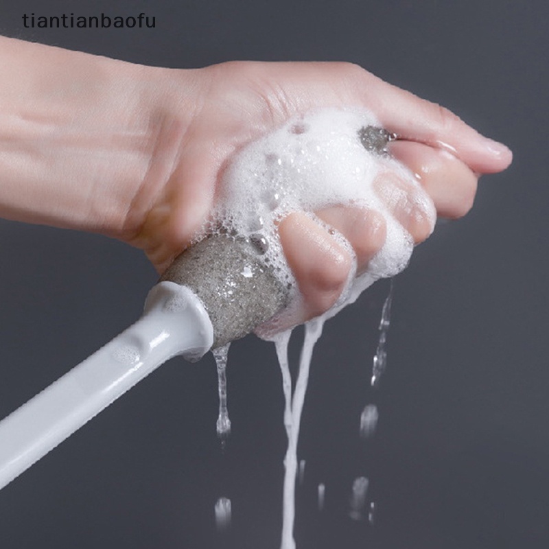 [tiantianbaofu] 1pcs Sikat Gelas Spons Gagang Panjang Pembersih Gelas Kendi Botol Dapur Cleaner Butik