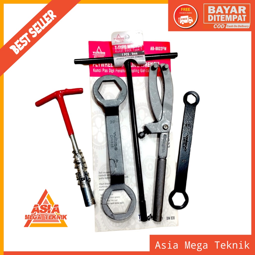 PAKET 5 ITEM TREKER TAHANAN KOPLING UNTUK SEMUA JENIS MOTOR MATIC TREKER CVT TRAKER CVT YUKIDO KUAT FLYING WHEEL PLIERS