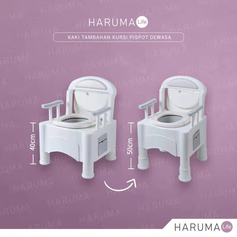 Set Kaki Tambahan Kursi Pispot / Tambahan Kaki Kursi Pispot Portable