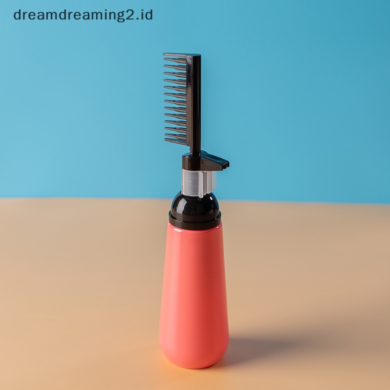 (drea) Sisir Pewarna Rambut Botol Pewarna Rambut Kosong Dengan Aplikator Brush Dispensing Salon //