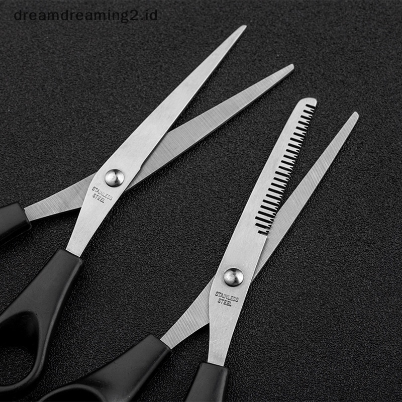 (drea) Gunting Penipis Hair Cutg Shears Set Hairdressing Salon Profesional/Barber //