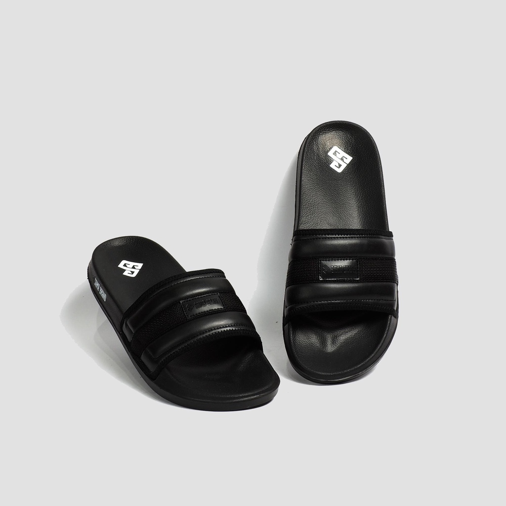 SANDAL SLIDE PRIA -  TR ZEKKA FULL BLACK