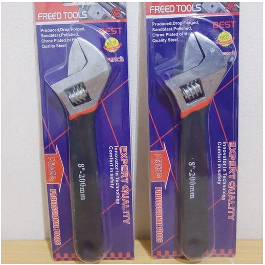 Indoholic KUNCI INGGRIS Adjustable Wrench ukuran 8&quot; inch 10&quot; Inch 12&quot; Inch