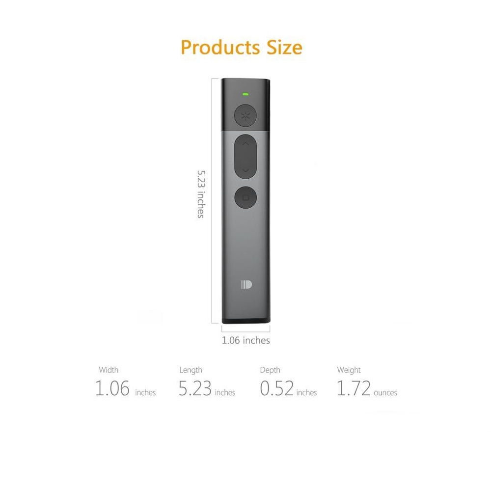 DOOSL DSIT032 - Green Laser Pointer 2.4GHz Wireless Presenter