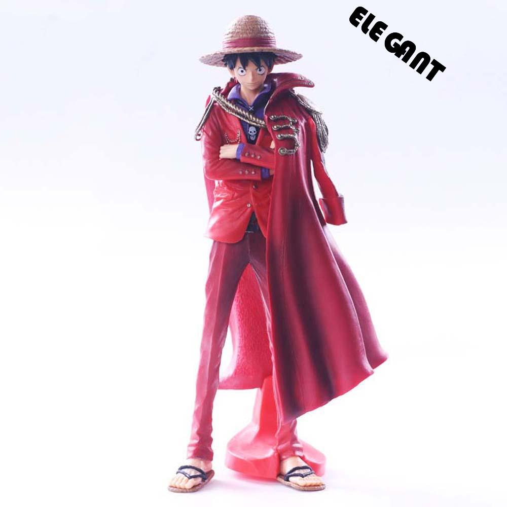 [Elegan] Luffy Figure Anime PVC The Ultimate King Dekorasi Desktop Anniversary 20th Model Anime Angka Mainan