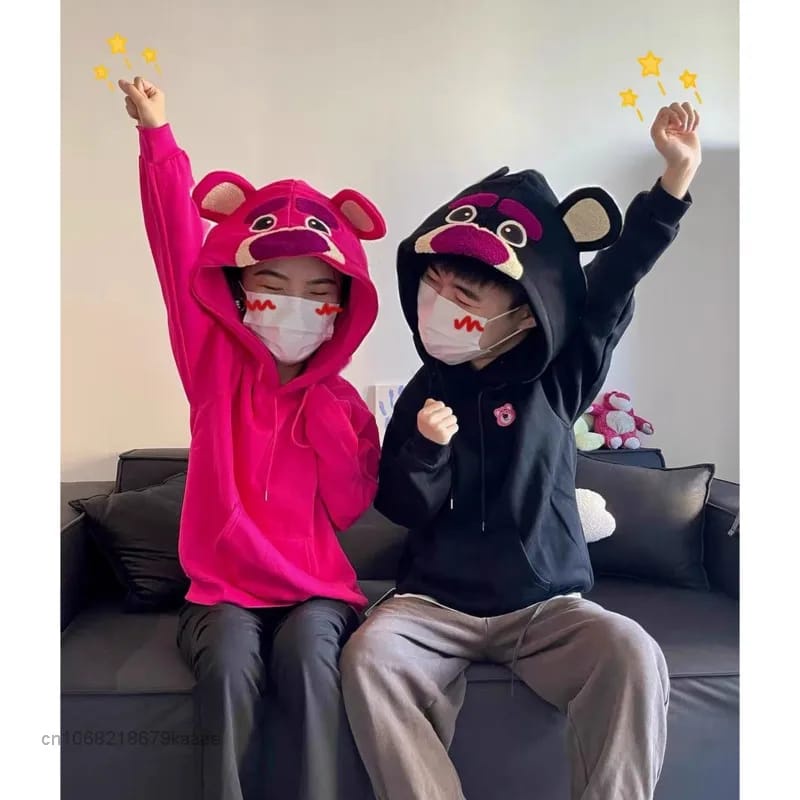 Disney Sweater Hoodie Anak Unisex Outerwear Oblong Crowneck OOTD Korean Style Casual Daily Premium