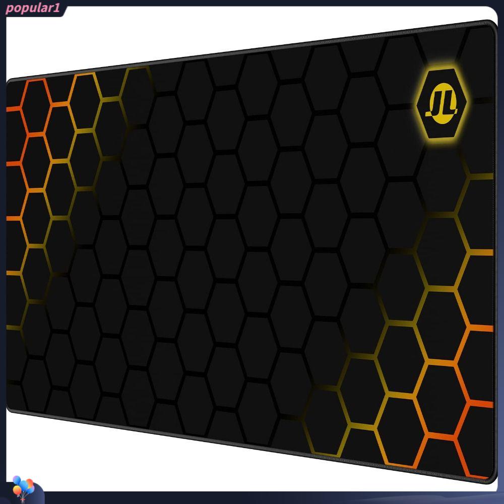 Populer Alas Mouse Jahitan Tepi Hitam Water-proof Desk Pad