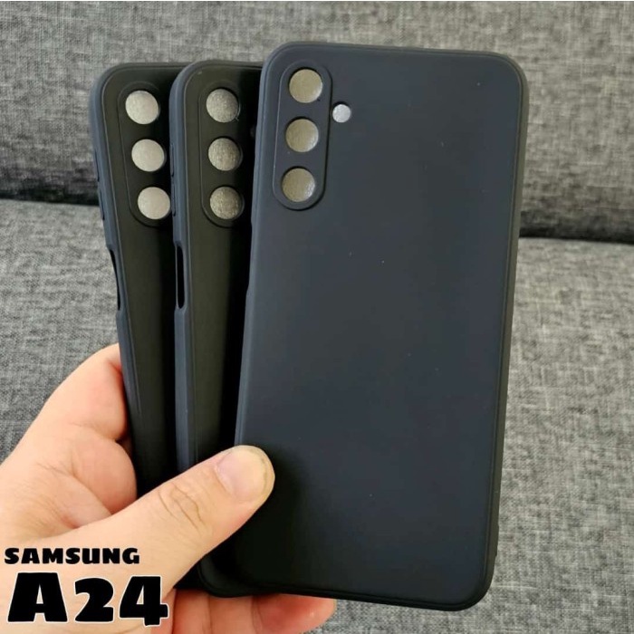 SoftCase Macaron BLACK Vivo Y36 5G/iQ00 Z7 5G/V20/V20SE/T1 5G/T1 Pro TPU Full Black