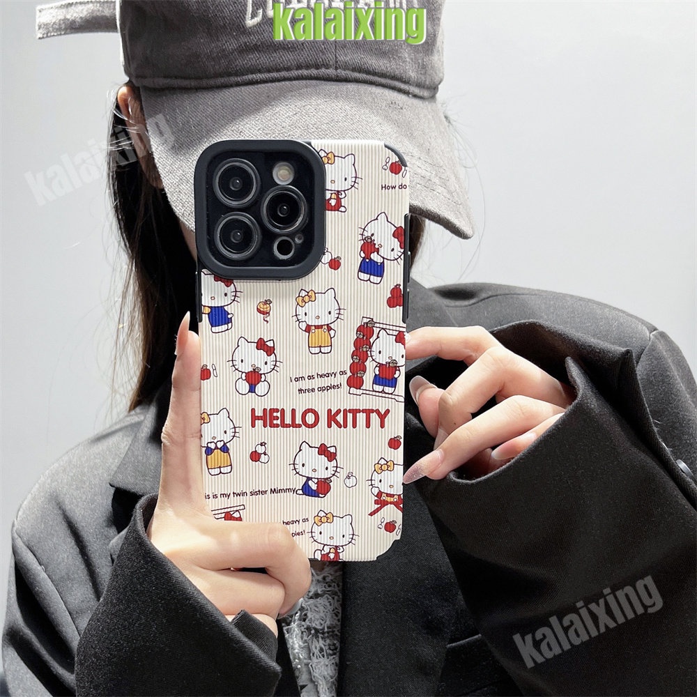 IPHONE Soft Case Hello Kitty Untuk Iphone11 12 13 14 Pro Max14 Plus Xs Max X XR 7 8 Plus Sarung Belakang Lembut