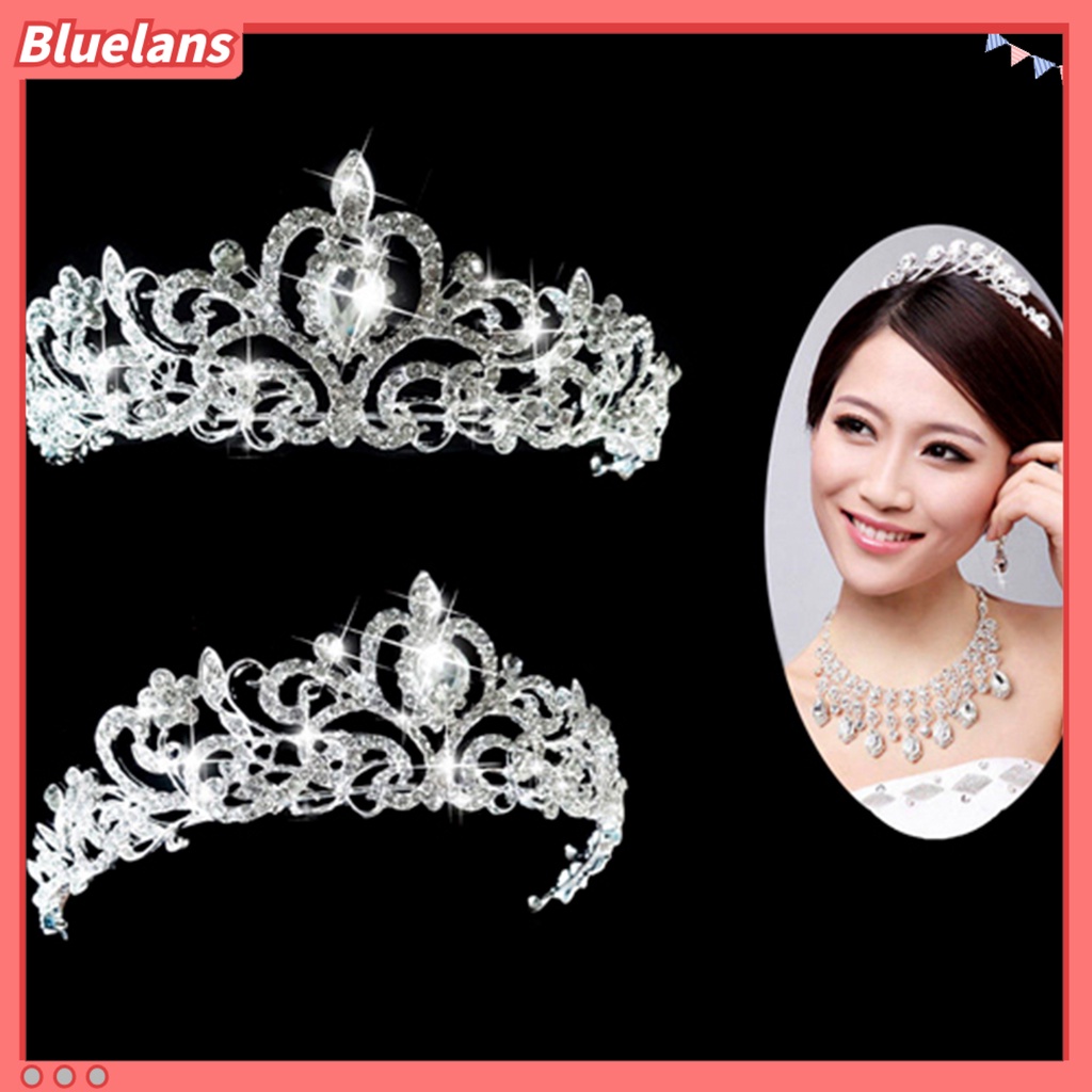 [BLS] Tiara Mahkota Kristal Austria untuk Pengantin / Pernikahan / Prom