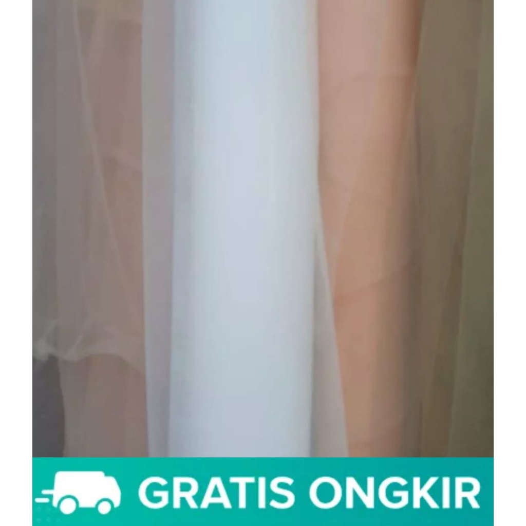 Kain Soft Tulle Polos Bahan Tile Halus Lembut Meteran