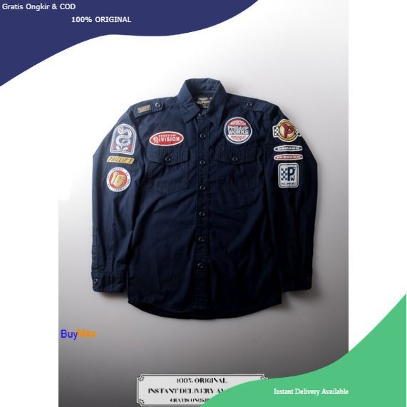 Phillipworks Motoworks Workshirt Overshirt / BuyMax / Phillip Works / Kemeja PhillipWorks