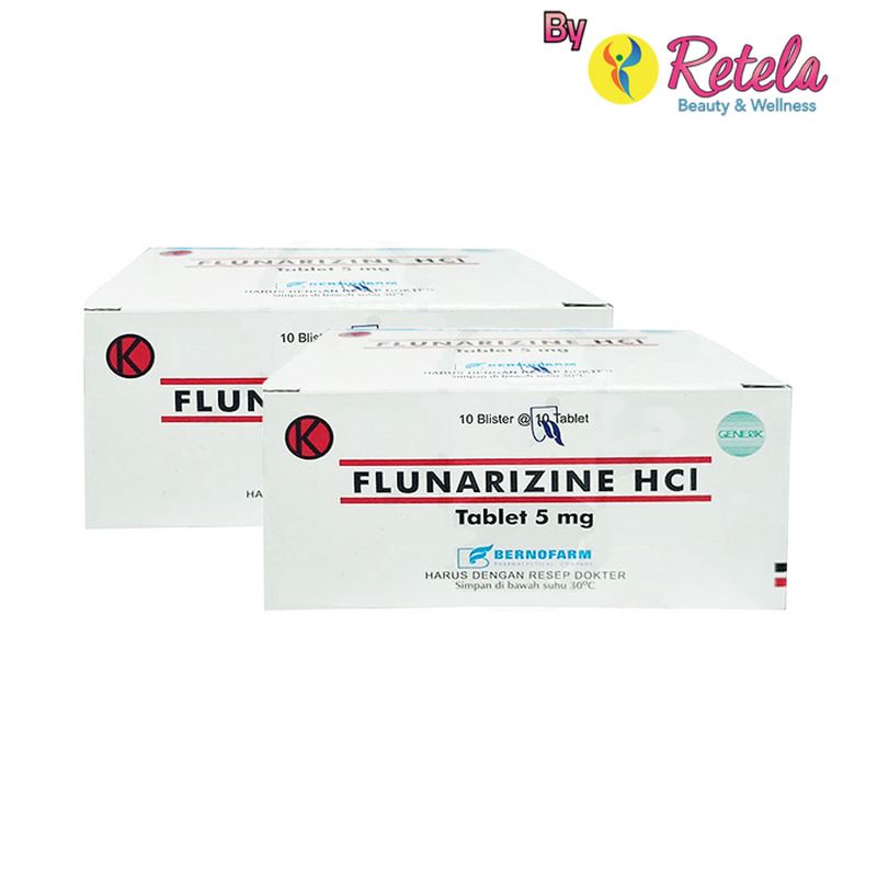 FLUNARIZINE 2HCL 5MG 1 STRIP 10 TABLET