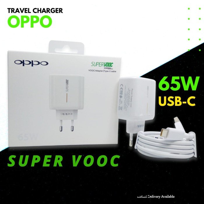 CHARGER OPPO SUPER VOOC 65W ORIGINAL 100%