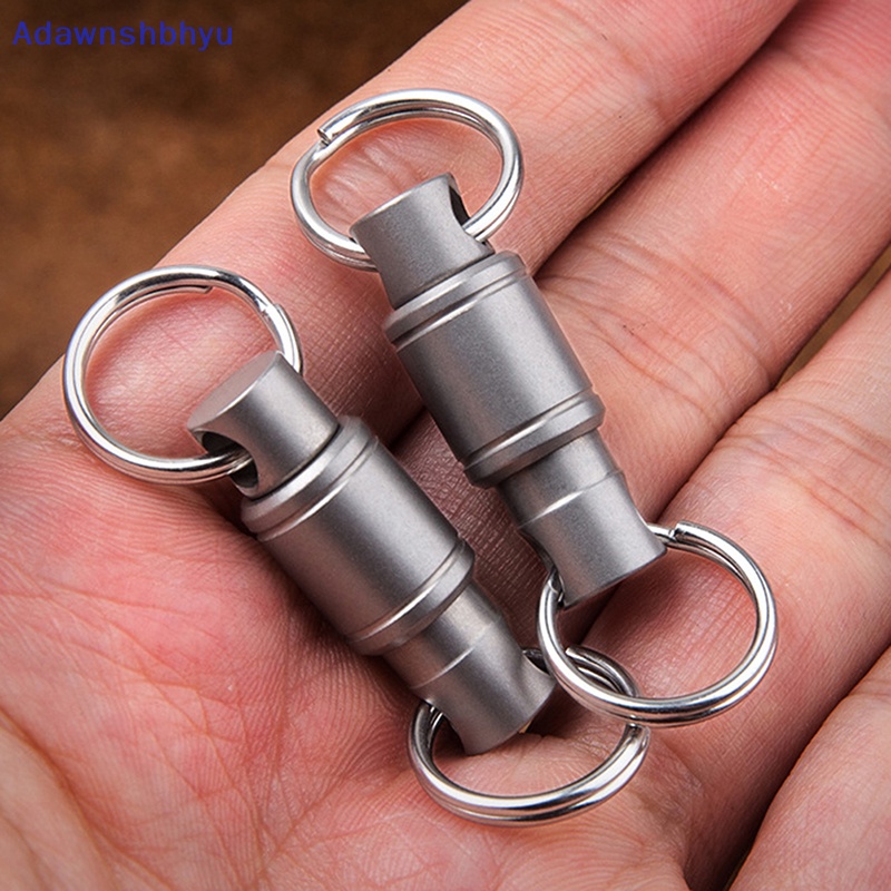 Adhyu Rotate Buckle Portable al Alat Outdoor Bahan Titanium Alloy Pinggang ID