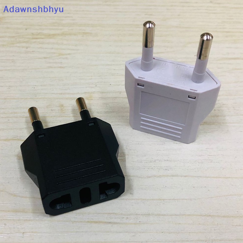 Adaptor Colokan Listrik Travel Adhyu Amerika China Ke EU Eropa 6A Konektor Converter Plug 2pin ID