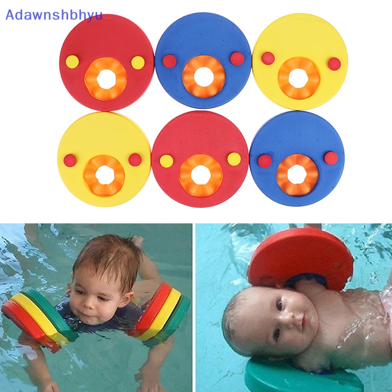 Adhyu 6PCs EVA Foam Board Discs Arm Bands Floag Sleeves Kolam Renang Bayi Lingkaran ID