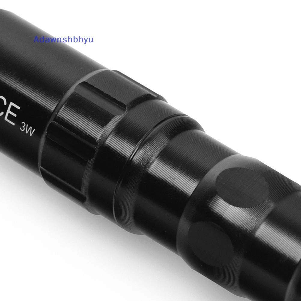 Adhyu 3W Senter LED Mini Daya Tinggi Outdoor Camping Waterproof Lampu Gantungan Kunci Cahaya ID