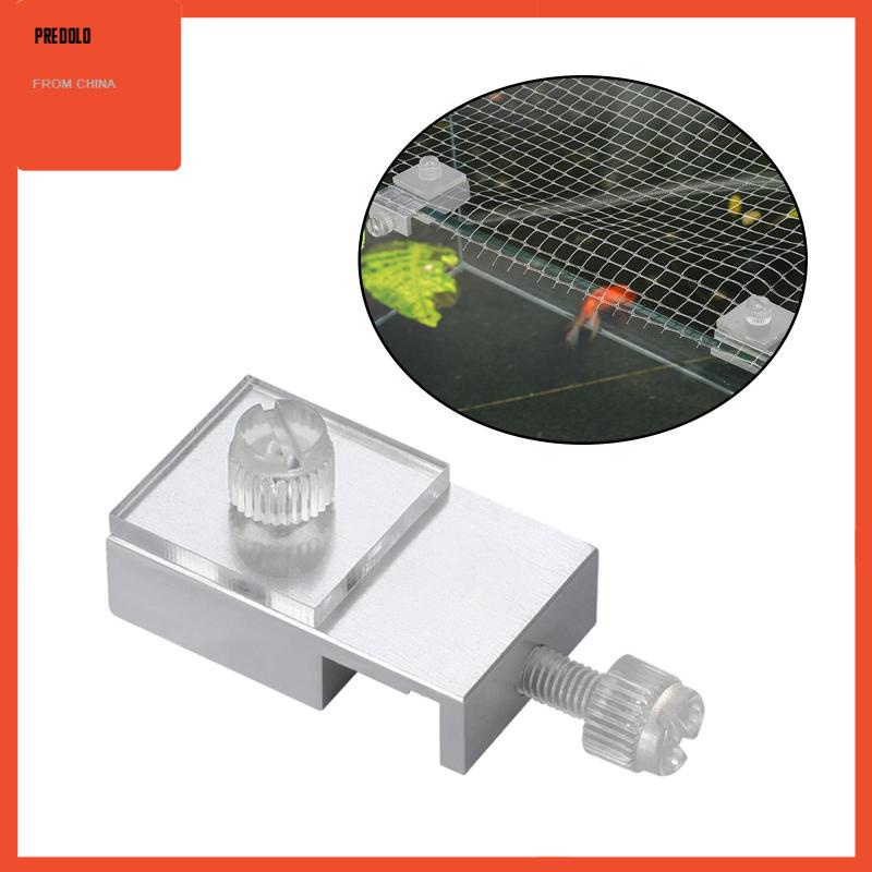 [Predolo] Mesh Screen Net Clamp Jump Guard Kokoh DIY Net Holder Klip Penutup Aquarium