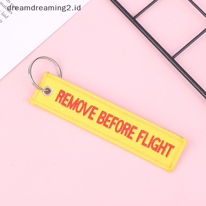 (drea) Lepas Sebelum Nyala Gantungan Kunci Mobil Hadiah Penerbangan Keyring Key Tag Holder //