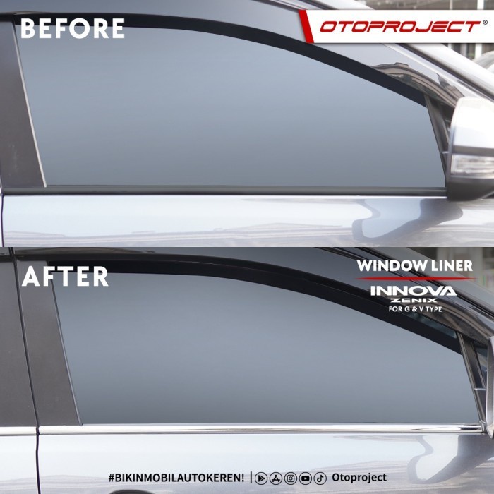 Otoproject Window Liner Stainless Innova Zenix 2023