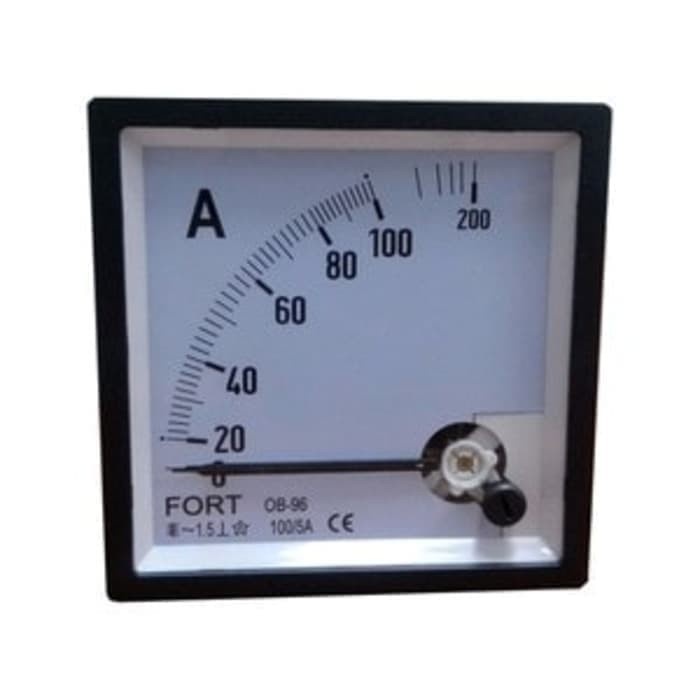 ampere meter / amperemeter Analog Jarum Merk Fort via CT