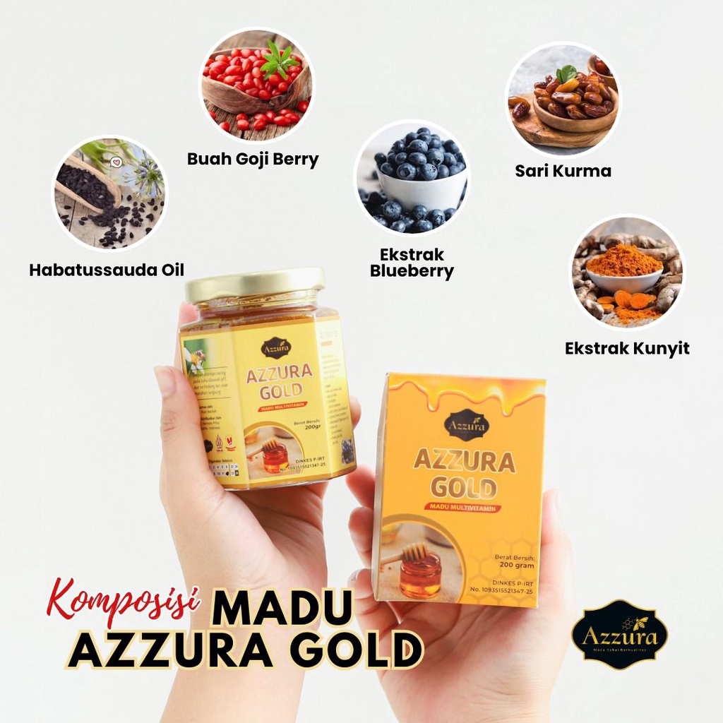 

Madu Azzura Gold | Ekstrak Blueberry | Multivitamin - Antioksidan terbaik