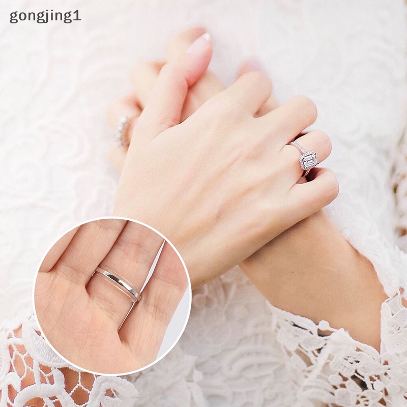 Ggg 8ukuran Silikon Invisible Clear Ring Size Adjuster Mengencangkan Pengecil Alat Perhiasan ID