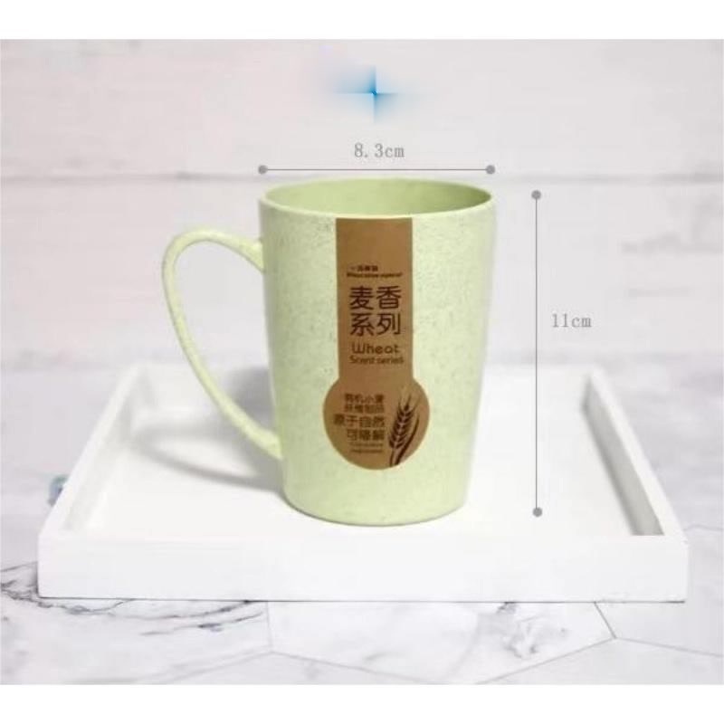 Gelas Jerami Gandum Ramah Lingkungan 550 ml Wheat straw Environmental Protection Cup / Straw Kopi Mug Cangkir /550ML handy cup /Gelas Gandum Kokoh / BPA Free /Water Galss Cup/Plastic Cup