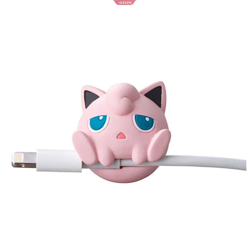 Untuk Pikachu Lucu Kartun Ponsel Kabel Data Organizer Pelindung Lengan Pengisian Kabel Anti Putus Pelindung Manajemen Kabel [ZXL]