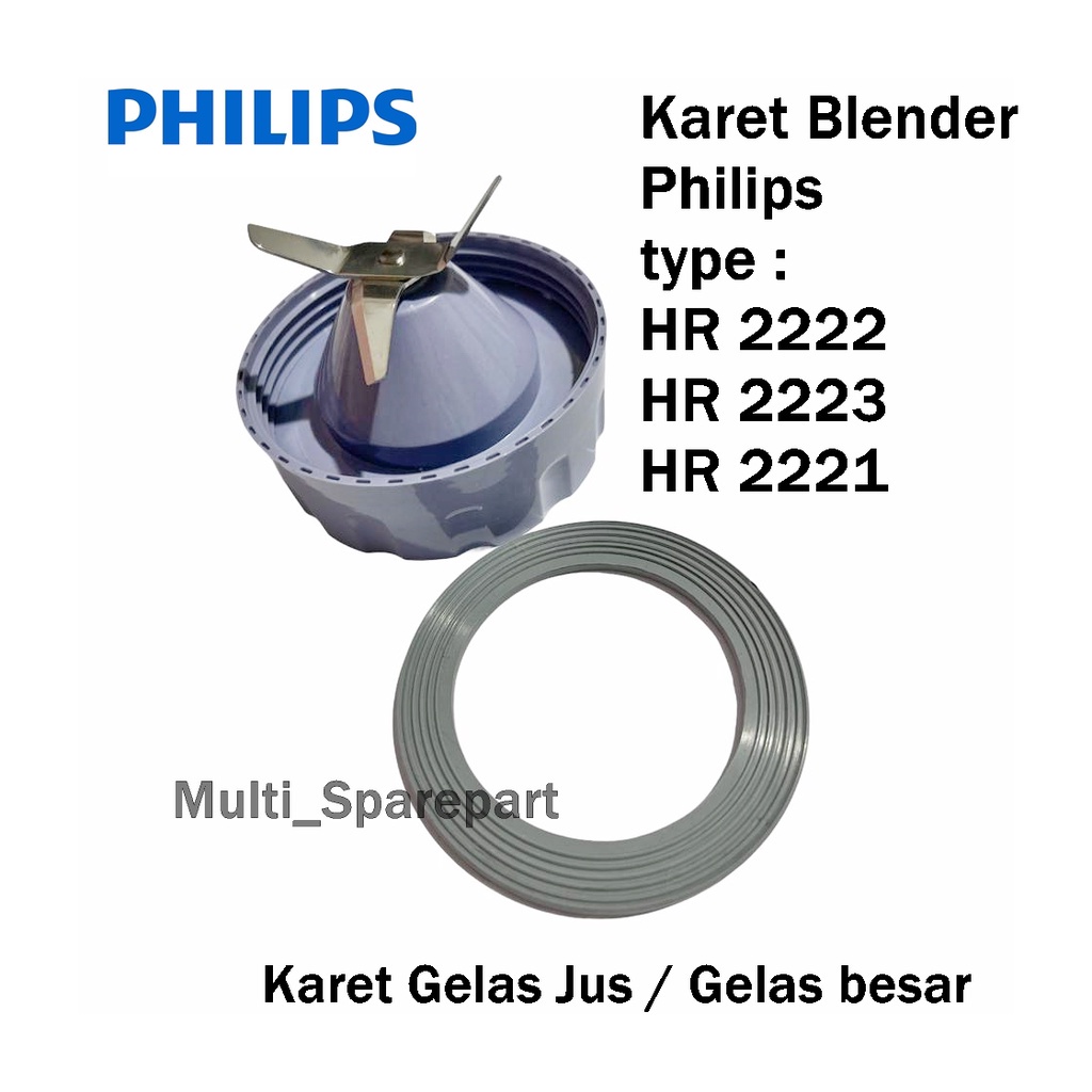 Karet Blender Philips HR 2222 HR 2223 HR 2221 Seal Gelas Besar Pisau Jus