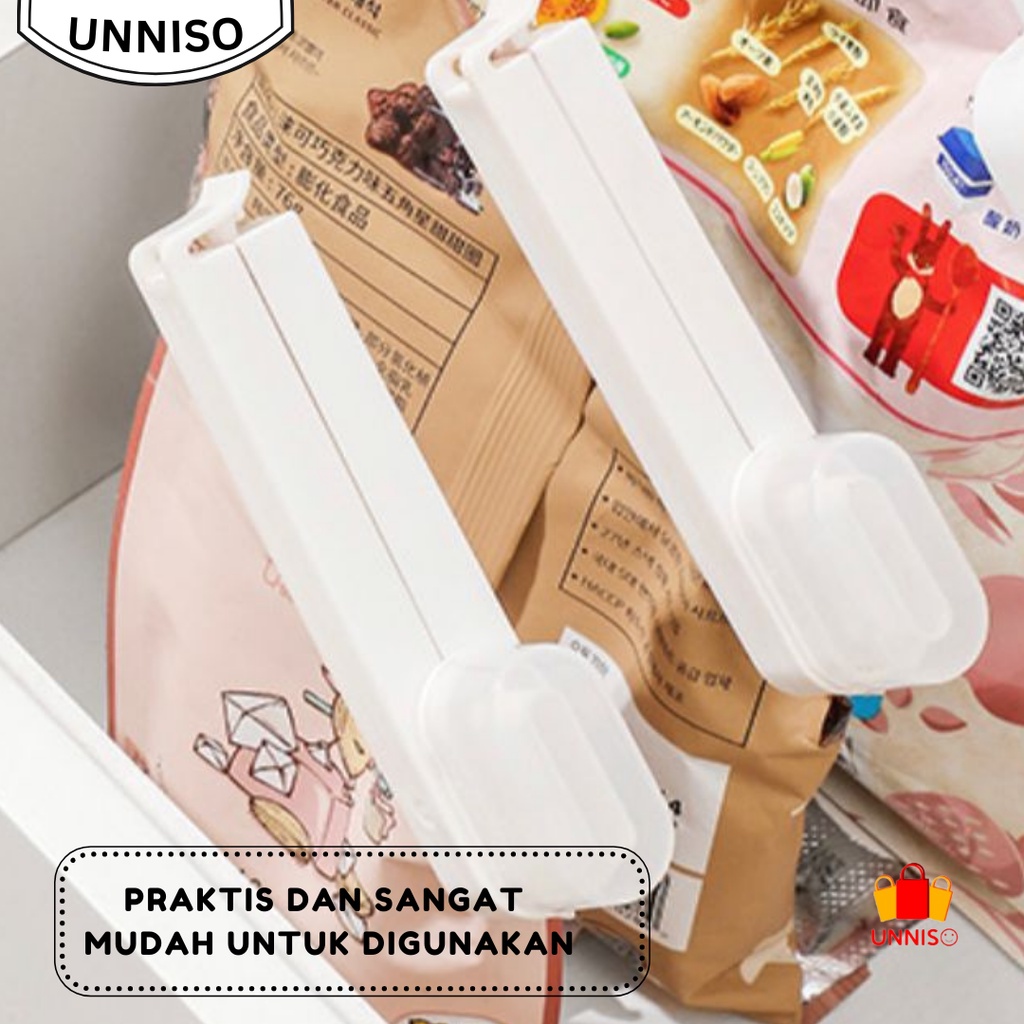 UNNISO - Klip Penjepit Plastik Nozzle Kemasan Makanan Ringan