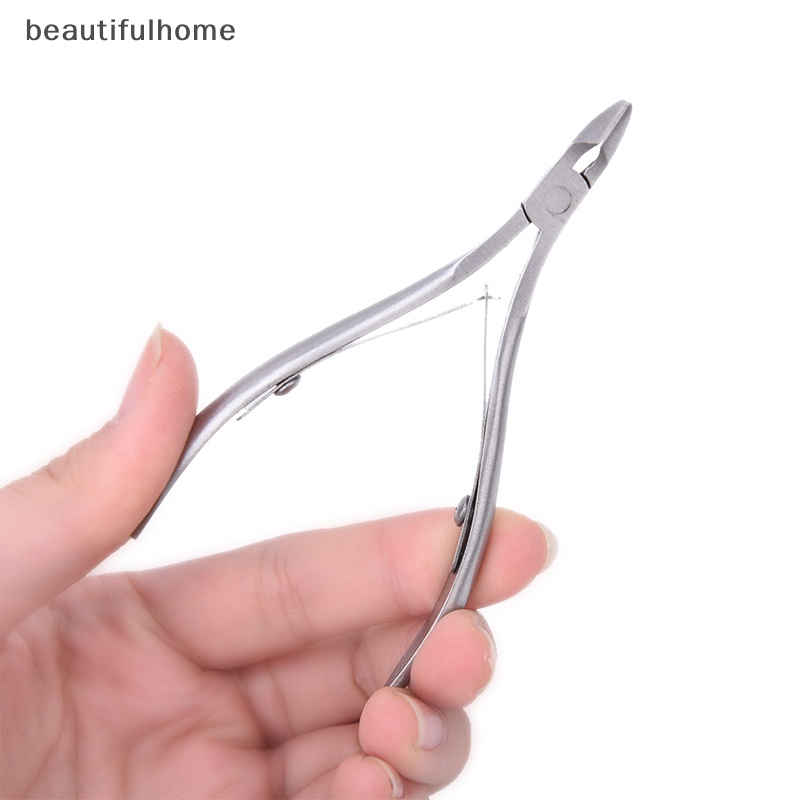 {beautifulhome} 3pcs Stainless Steel Nail Cuticle Nipper Cuticle Pusher Nail Clipper Trimmer.