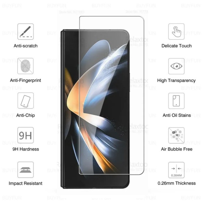 AKSESORIS COMPATIBLE FOR SAMSUNG FOLD 3 / FOLD 4 / FOLD 5 / FOLD 6 / FOLD 7 TEMPERED GLASS SCREEN GU