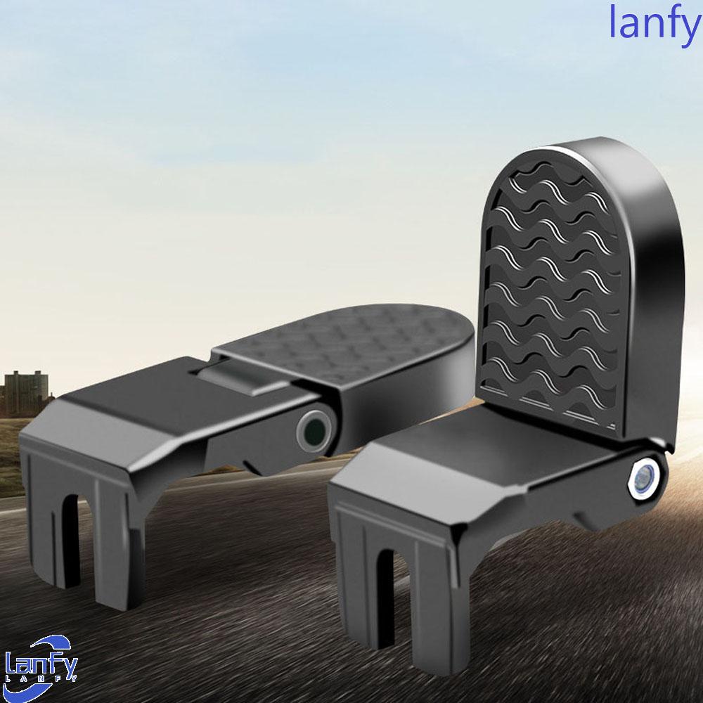 Lanfy Sepeda Backseat Pedal Pasak Kaki Paduan Aluminium Tahan Lama Anti-Slip Mtb Bike Sepeda Parts