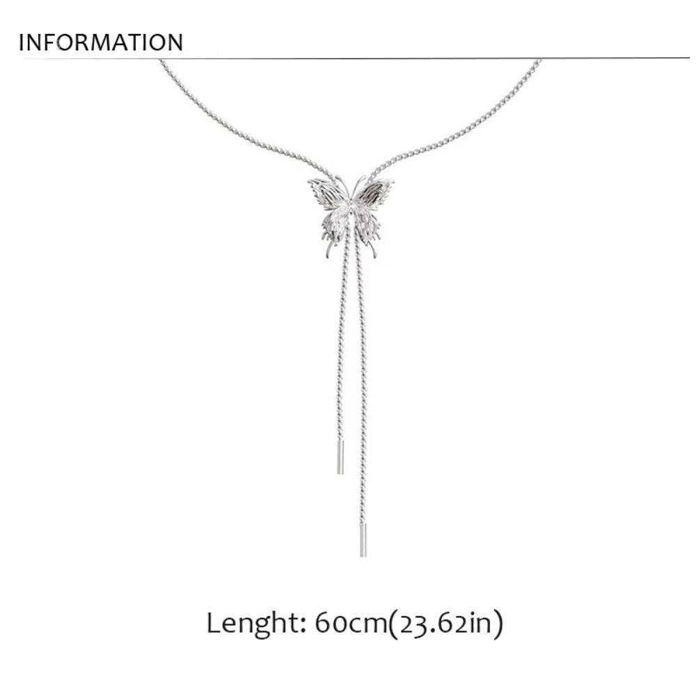 Needway Berlian Imitasi Choker Punk Cair Metal Silver Liontin Tidak Teratur Vintage Rantai Tubuh Adjustable Untuk Wanita