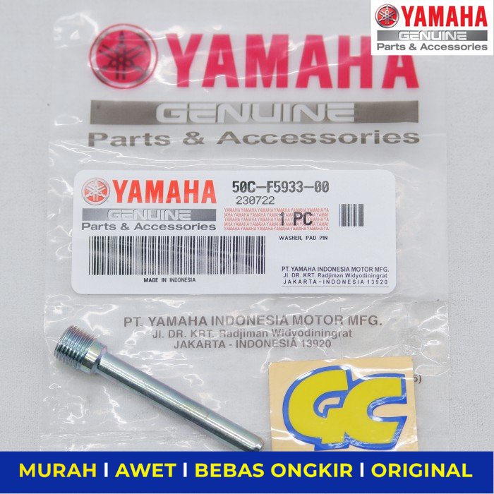 Baut Pin Pade Cakram Belakang Yamaha Vixion Jupiter Mx Mx King Ori - Sparepart Sperpart Spare Part M
