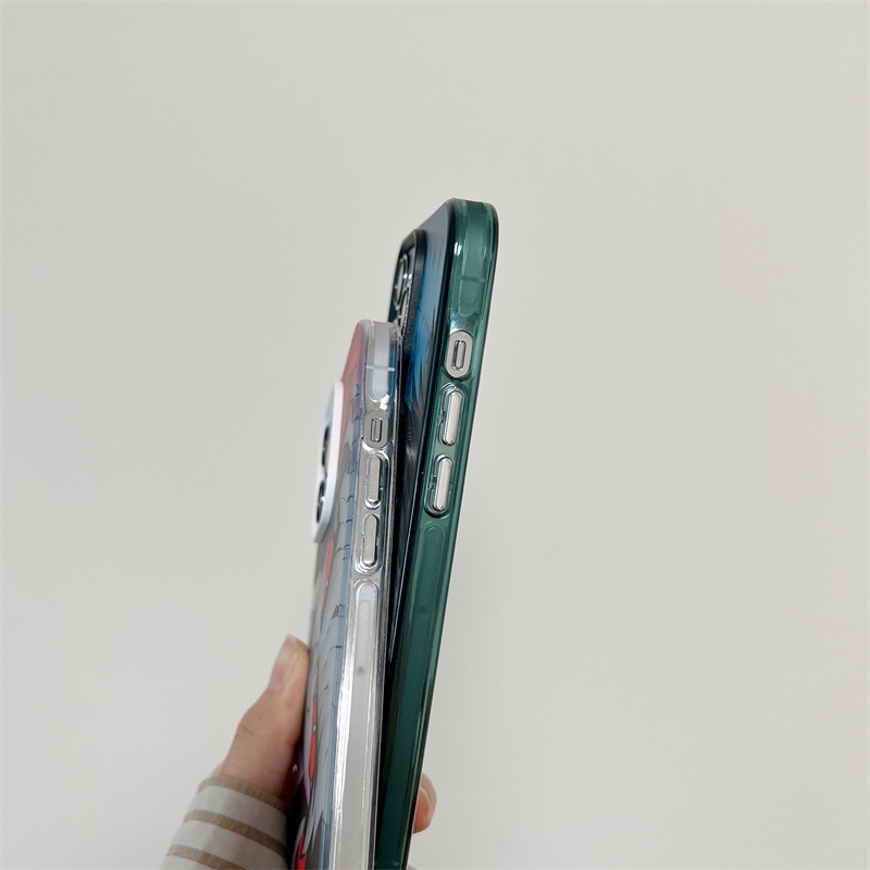 IPHONE Casing Ponsel Anime Jepang Cocok Untuk Iphone14 13 12 11 Pro Max Casing Pelindung Electroplating Modis