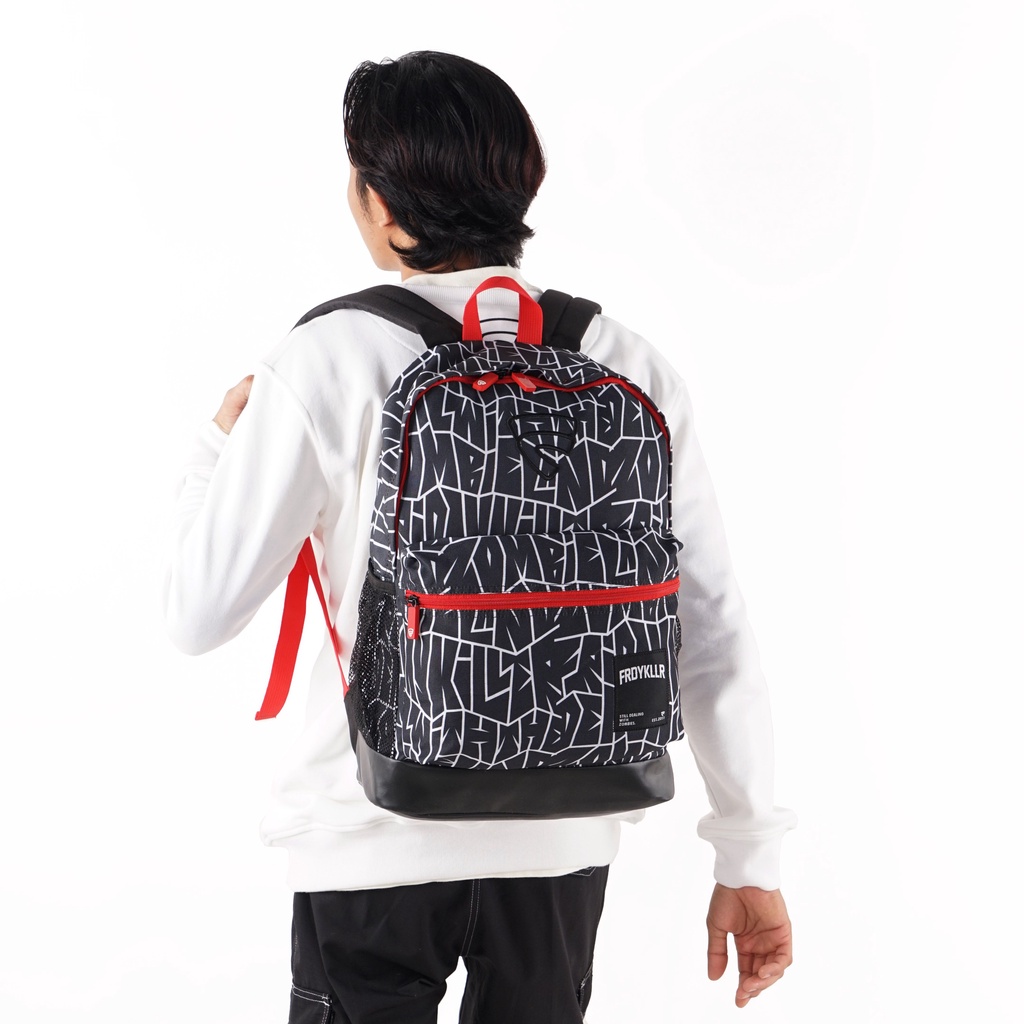 TAS PUNGGUNG FRIDAY KILLER | KUSH BLACK BACKPACK