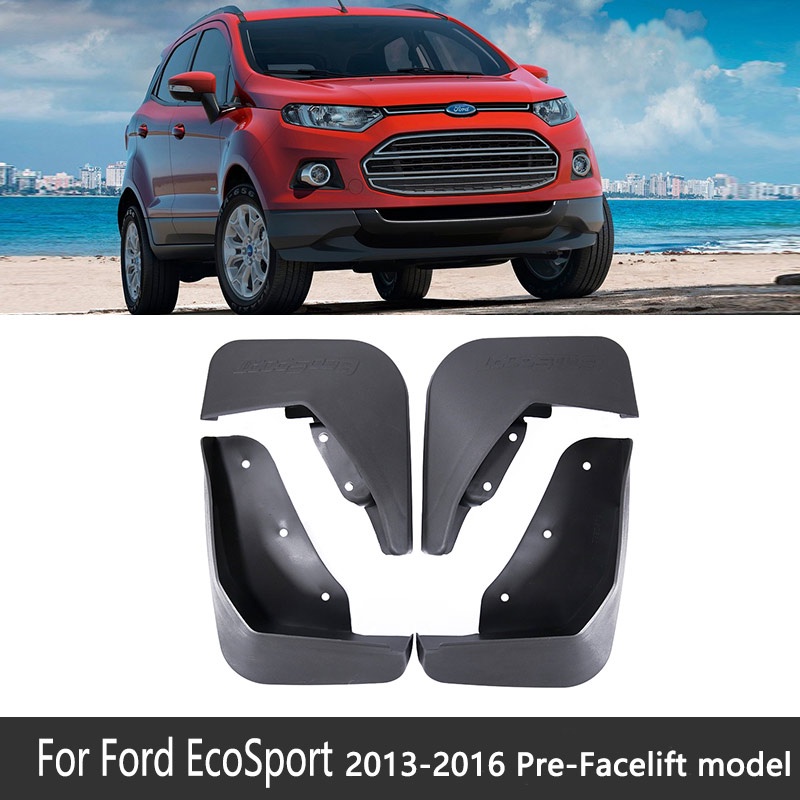 4pcs Flaps Lumpur Mobil Untuk Ford Ecosport 2 MK2 2013~2022 2014 2016 2017 Mudguard Splash Guards Fender Mudflaps Aksesoris Mobil